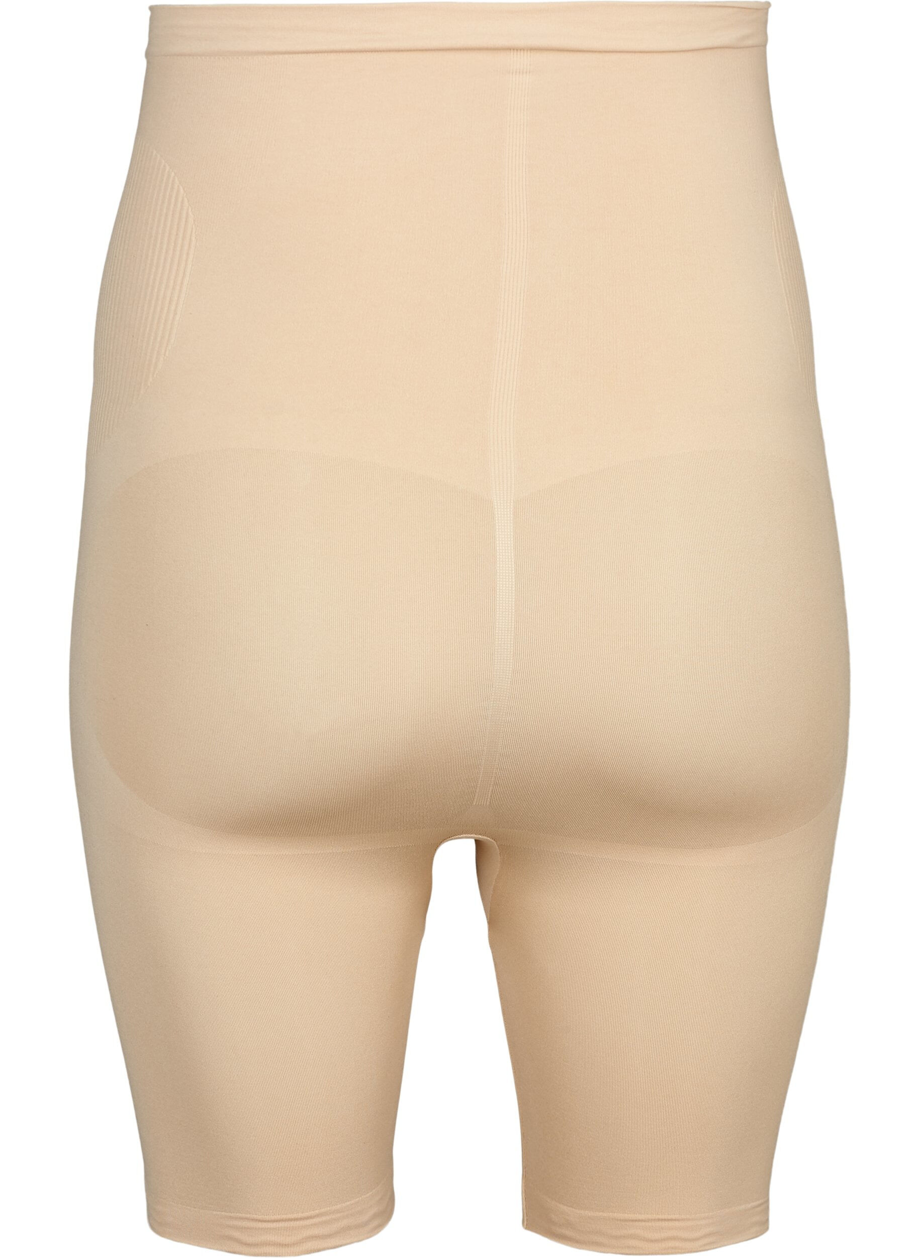 Zizzi H&oslash;jtaljede shapewear shorts, Beige, Packshot image number 1