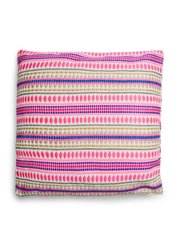 Pudebetræk med farverigt mønster, Light Pink, Packshot image number 0