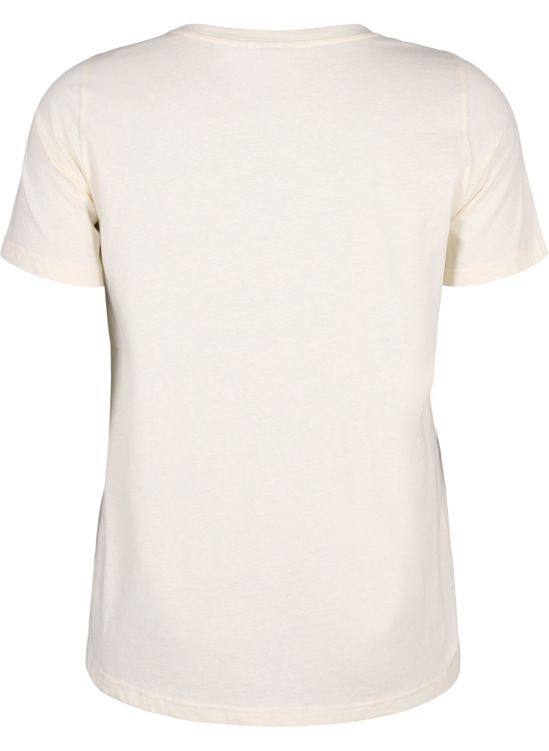 Zizzi Bomulds t-shirt med tekst, Antique W. Alabama, Packshot image number 1