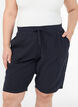 L&oslash;se shorts i bomuld med lommer, Bl&aring;, Model image number 3