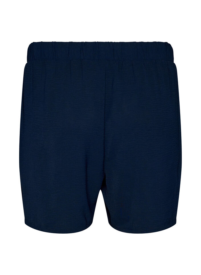 Shorts med lommer og elastik i taljen, Bl&aring;, Packshot image number 1