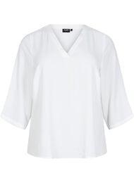 FLASH - Bluse med 3/4 ærmer, Vanilla