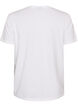 T-shirt i &oslash;kologisk bomuld med frontmotiv, Hvid, Packshot image number 1