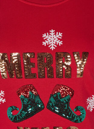 Jule sweatshirt , Red Merry Xmas , Packshot image number 2