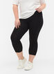 Basis 3/4 leggings i viskose, Sort, Model image number 0