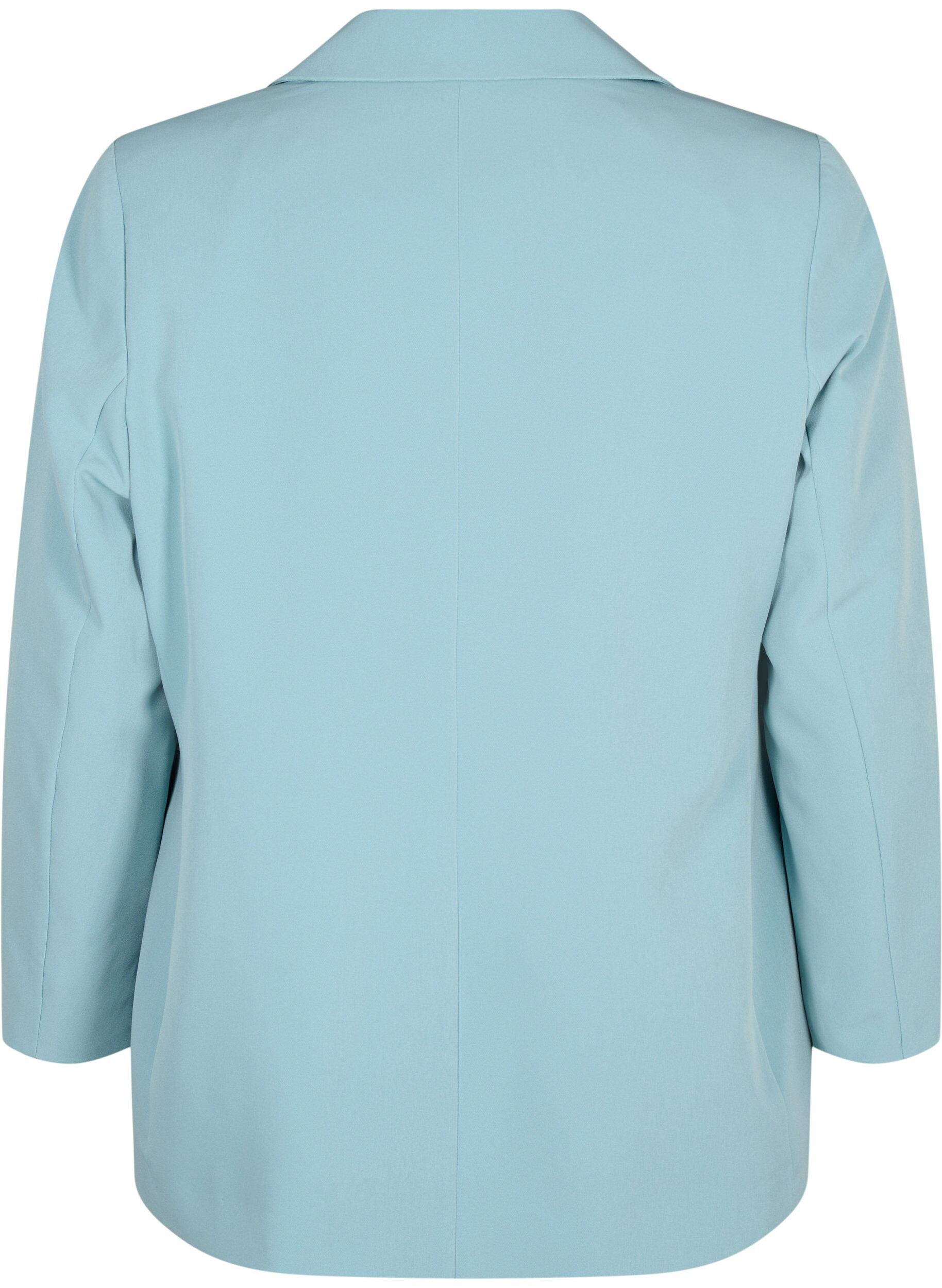Zizzi Klassisk blazer med knaplukning, Citadel, Packshot image number 1