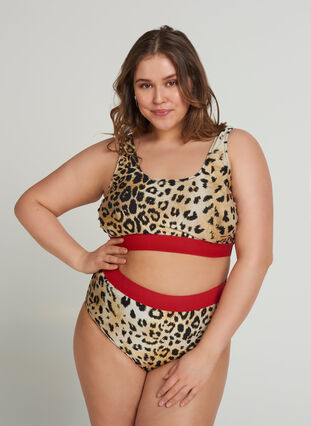 Bikini overdel, Young Leopard Print, Model image number 2