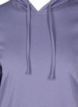 Sweatshirt med hætte og ribkanter, Boungainvillea, Packshot image number 2
