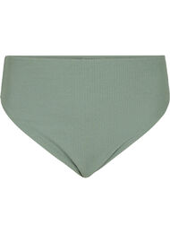 Bikini trusse med crepe struktur, Grøn