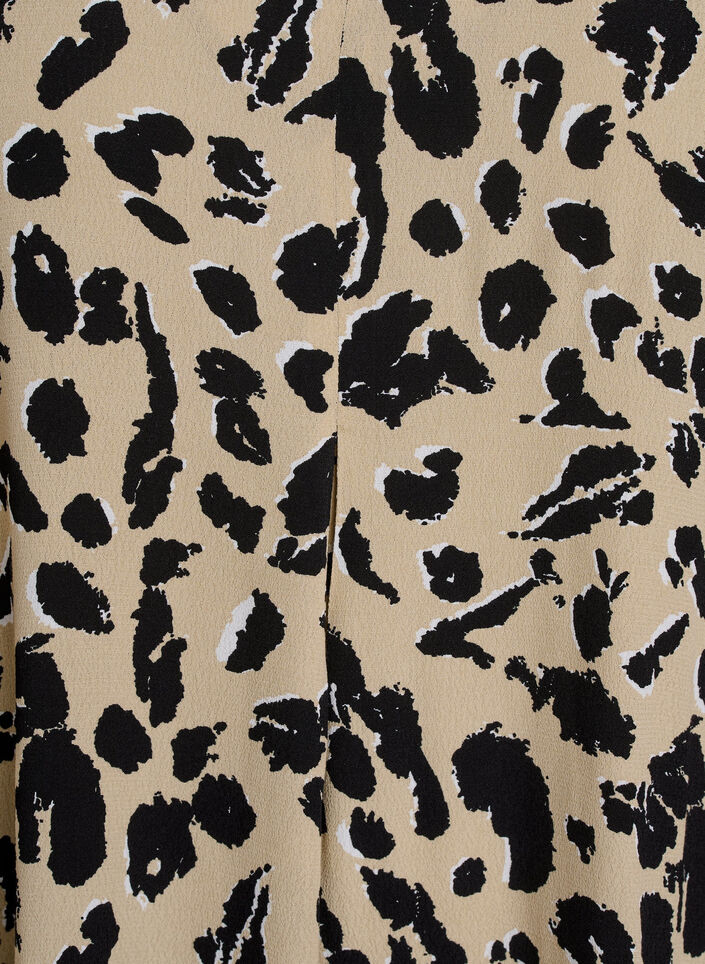 Viskose kjole med A-form, Beige, Packshot image number 2