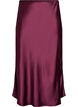 Satin midi-nederdel, Mørk Bordeaux, Packshot image number 0