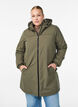 Let vatteret parka med h&aelig;tte , Gr&oslash;n, Model image number 0