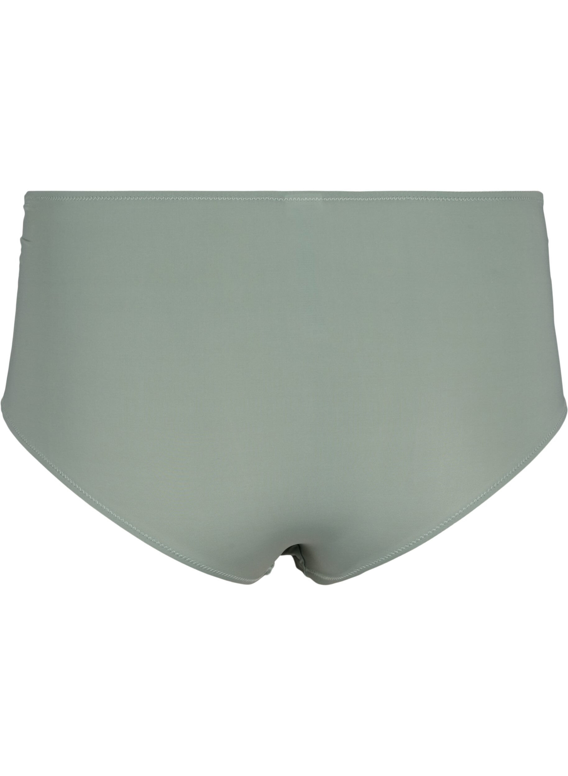 Zizzi Hipster trusse med broderi og regul&aelig;r talje, Iceberg Green, Packshot image number 1