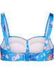 Printet bikini overdel, Bright Blue Print, Packshot image number 1
