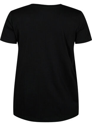 Trænings t-shirt med print, Black w. Mind/Body, Packshot image number 1