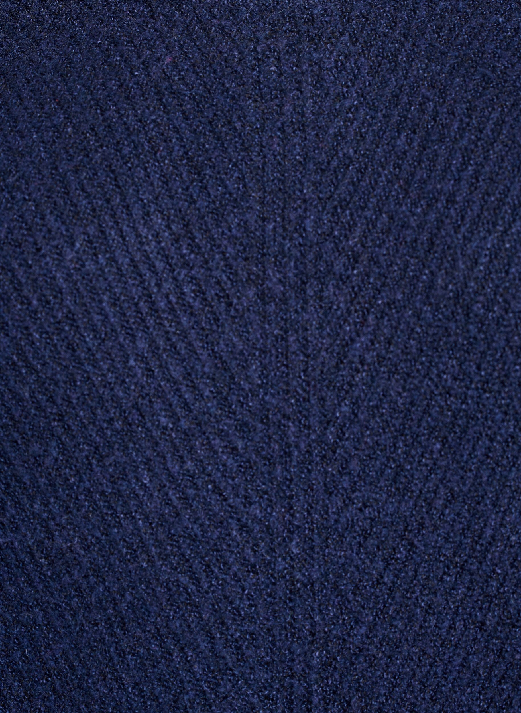 ZizziStrikbluse med diagonalt m&oslash;nster og raglan&aelig;rmer, Bl&aring;, Packshot image number 2