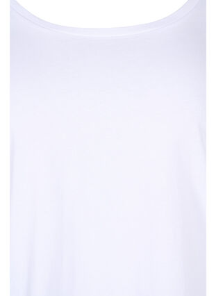 2-pak basis bluse i bomuld, Black/Bright W, Packshot image number 3