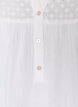 Tunika i bomuldsmusselin med broderi anglaise, Hvid, Packshot image number 2