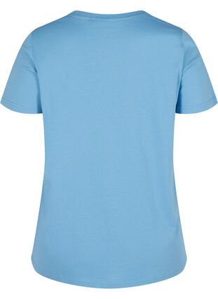 Kortærmet t-shirt med print, Blue Jasper, Packshot image number 1
