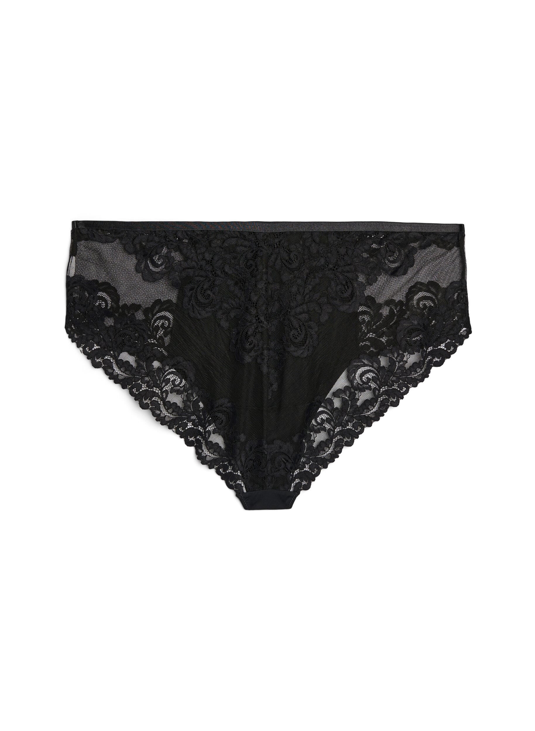 ZizziHipster blondetrusse med krydsdetalje, Sort, Packshot image number 1