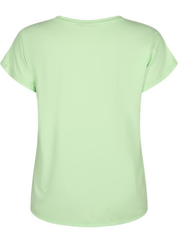 Kortærmet trænings t-shirt, Paradise Green, Packshot image number 1