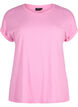 Kort&aelig;rmet t-shirt i bomuldsblanding, Lyser&oslash;d, Packshot image number 0