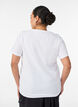 T-shirt med motiv, Hvid, Model image number 2