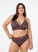 Leopard brazilian bikiniunderdel, Beige, Model image number 0