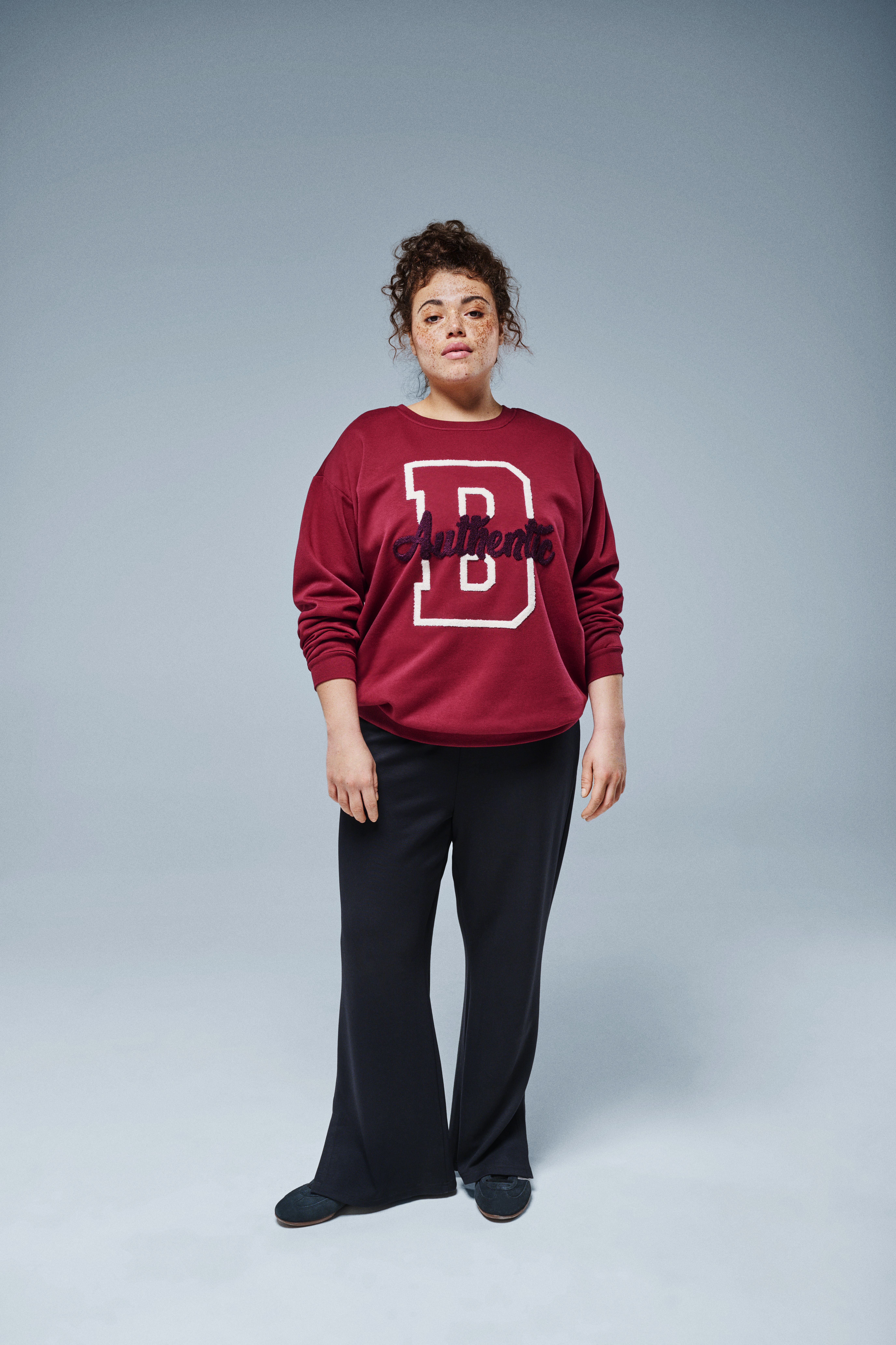 Zizzi Sweatshirt, , Model