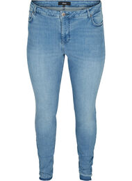 Super slim Amy jeans med høj talje , Blue denim