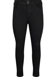  Jeans med super slim fit, Sort