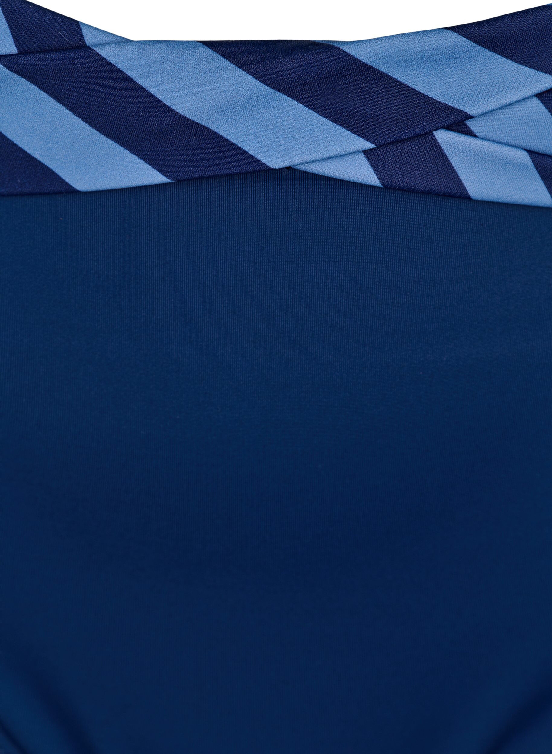 ZizziBikini trusse med wrapdetalje, Bl&aring;, Packshot image number 2