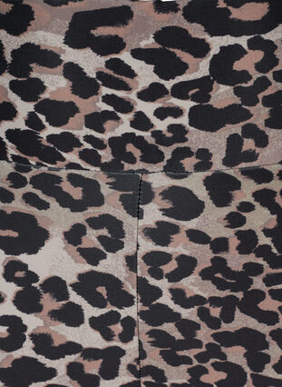 Cropped træningstights med leopardprint, Leopard, Packshot image number 2
