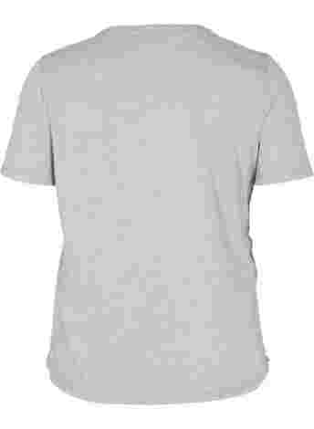 Cropped t-shirt med snøre