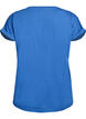 Kort&aelig;rmet t-shirt i bomuldsblanding, Bl&aring;, Packshot image number 1