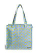 Shoppingbag med lynlås, Blå, Packshot image number 1