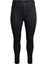 Super slim Amy jeans med h&oslash;j talje, Sort