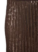 Midinederdel med pailletter og A-form, Brun, Packshot image number 2
