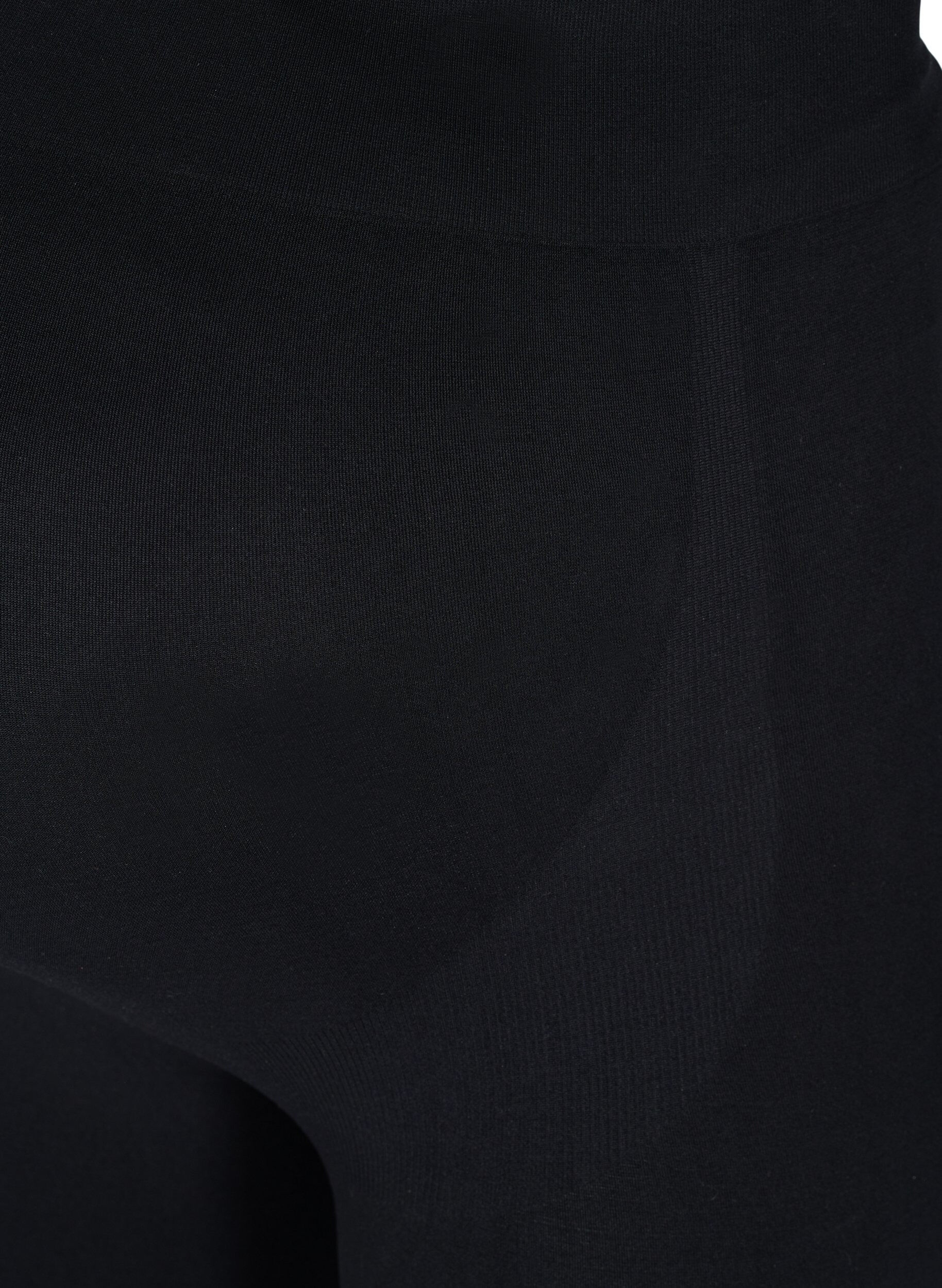 Zizzi Seamless graviditets leggings , Black, Packshot image number 2
