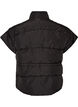 Puffervest med justerbar talje, Sort, Packshot image number 1