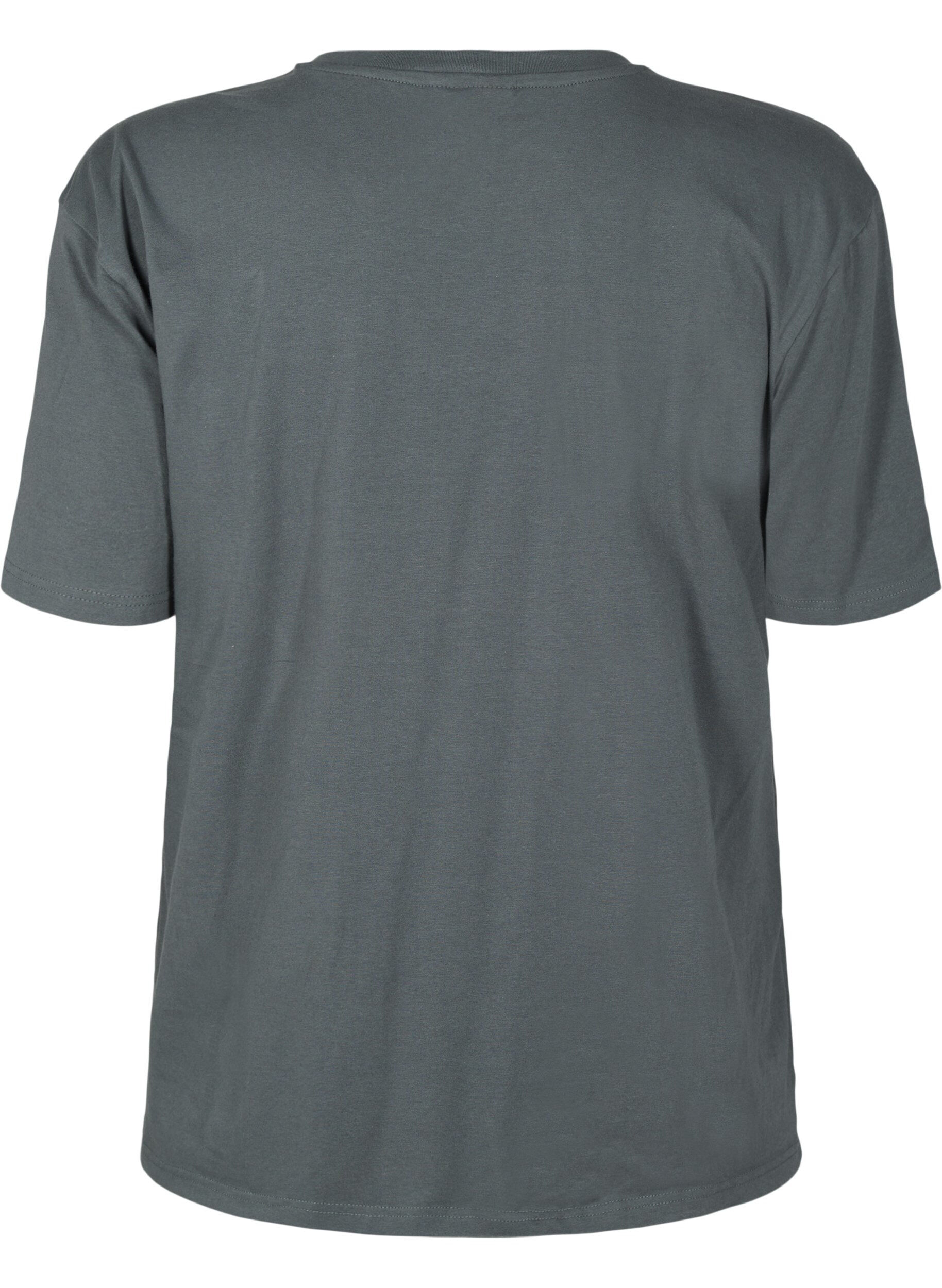 ZizziSporty t-shirt i &oslash;kologisk bomuld, , Packshot image number 1