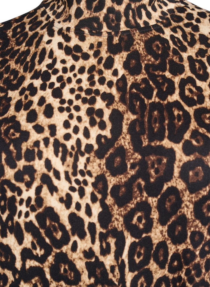 FLASH - Langærmet kjole med turtleneck, Sort, Packshot image number 2