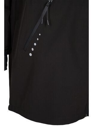 Softshell jakke med tilhørende fleecevest, Black Solid, Packshot image number 3