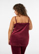 Velourtop med blondekanter, R&oslash;d, Model image number 2