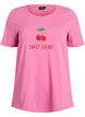 T-shirt med motiv, Lyser&oslash;d, Packshot image number 0