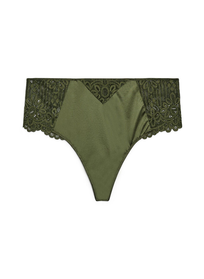 Hipster string med blonde og microfiber, Gr&oslash;n, Packshot image number 0