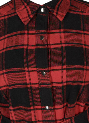Ternet skjortejakke, Red CHECK , Packshot image number 2