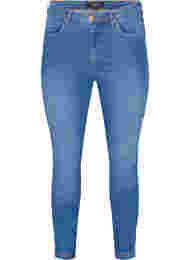 Ekstra højtaljede Bea jeans med super slim fit, Light blue