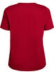 T-shirt med motiv , R&oslash;d, Packshot image number 1