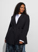 Blazer med aftageligt bindeb&aelig;lte, Sort, Model image number 3